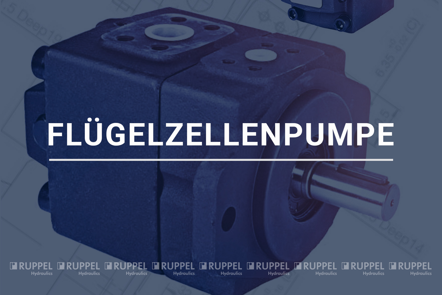 Geschichte-Ruppel-Hydraulics-Flügelzellenpumpe