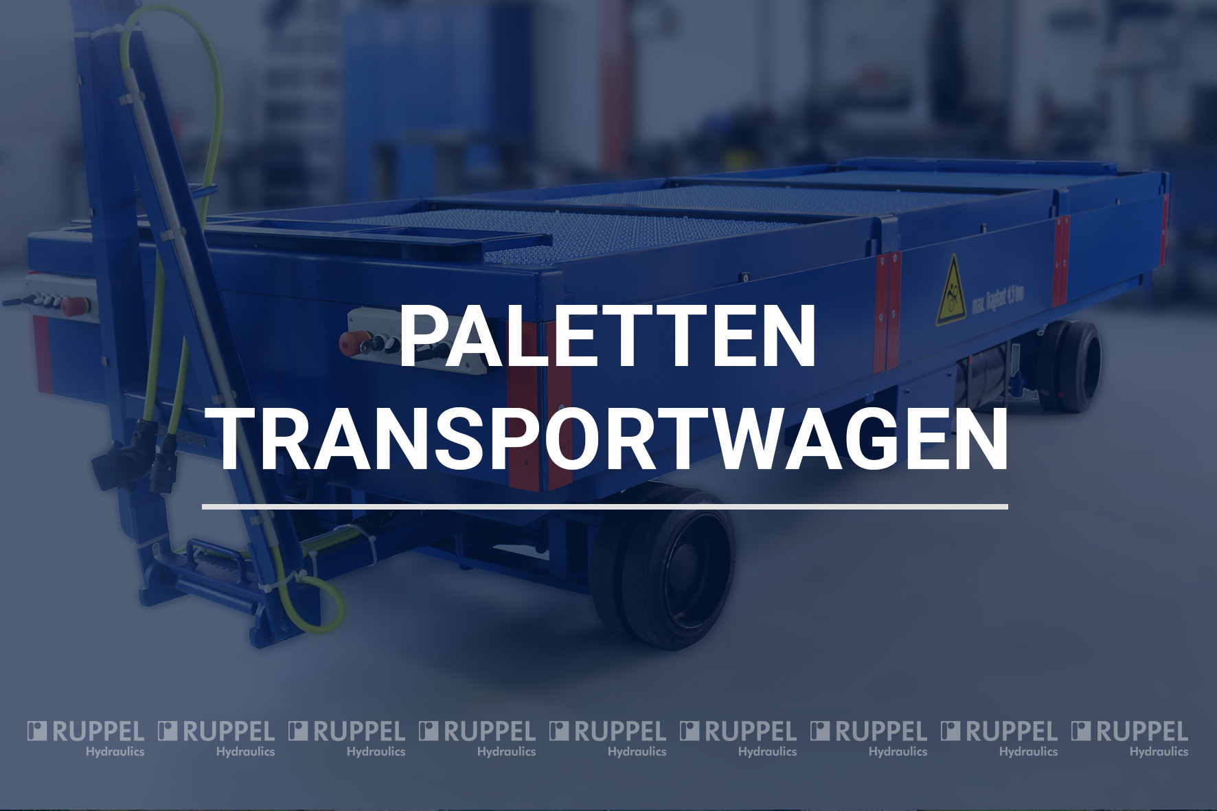 Geschichte-Ruppel-Hydraulics-Palettentransportwagen